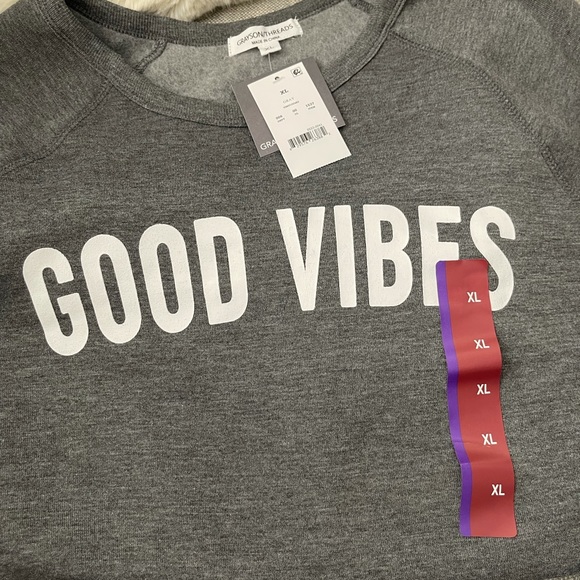 Grayson Threads “Good Vibes” Sweatshirt NWT - Picture 5 of 7